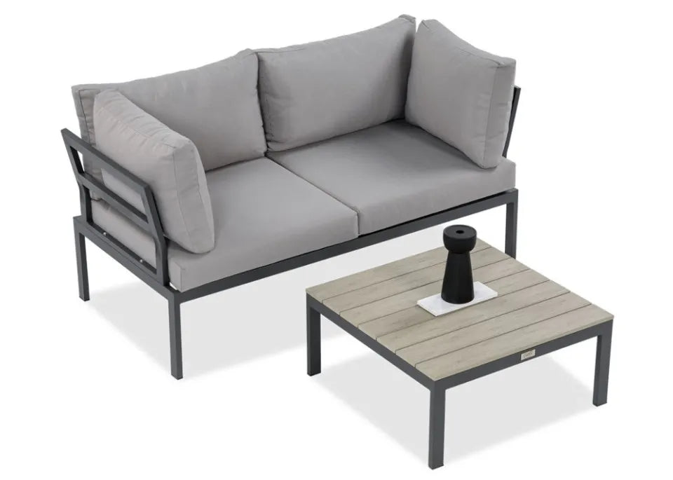 Dārza mēbeles Javy gaiši pelēks - N1 Home