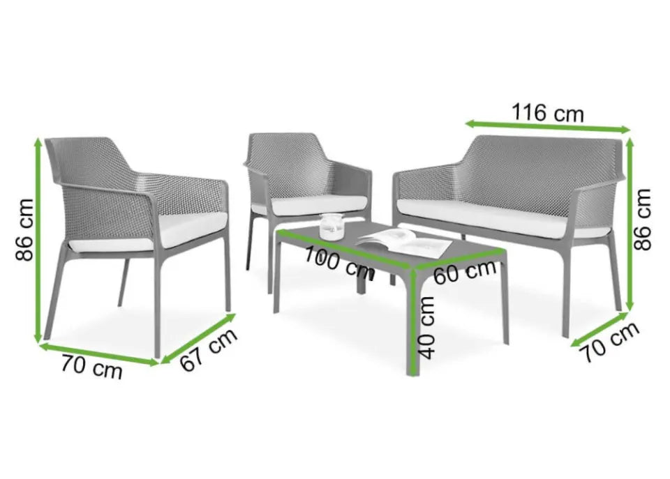 Dārza komplekts Narvi Reli senape - N1 Home