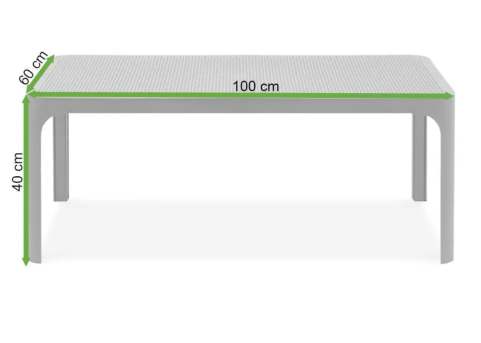 Galds Naro Nets 100/60/40 cm senape - N1 Home