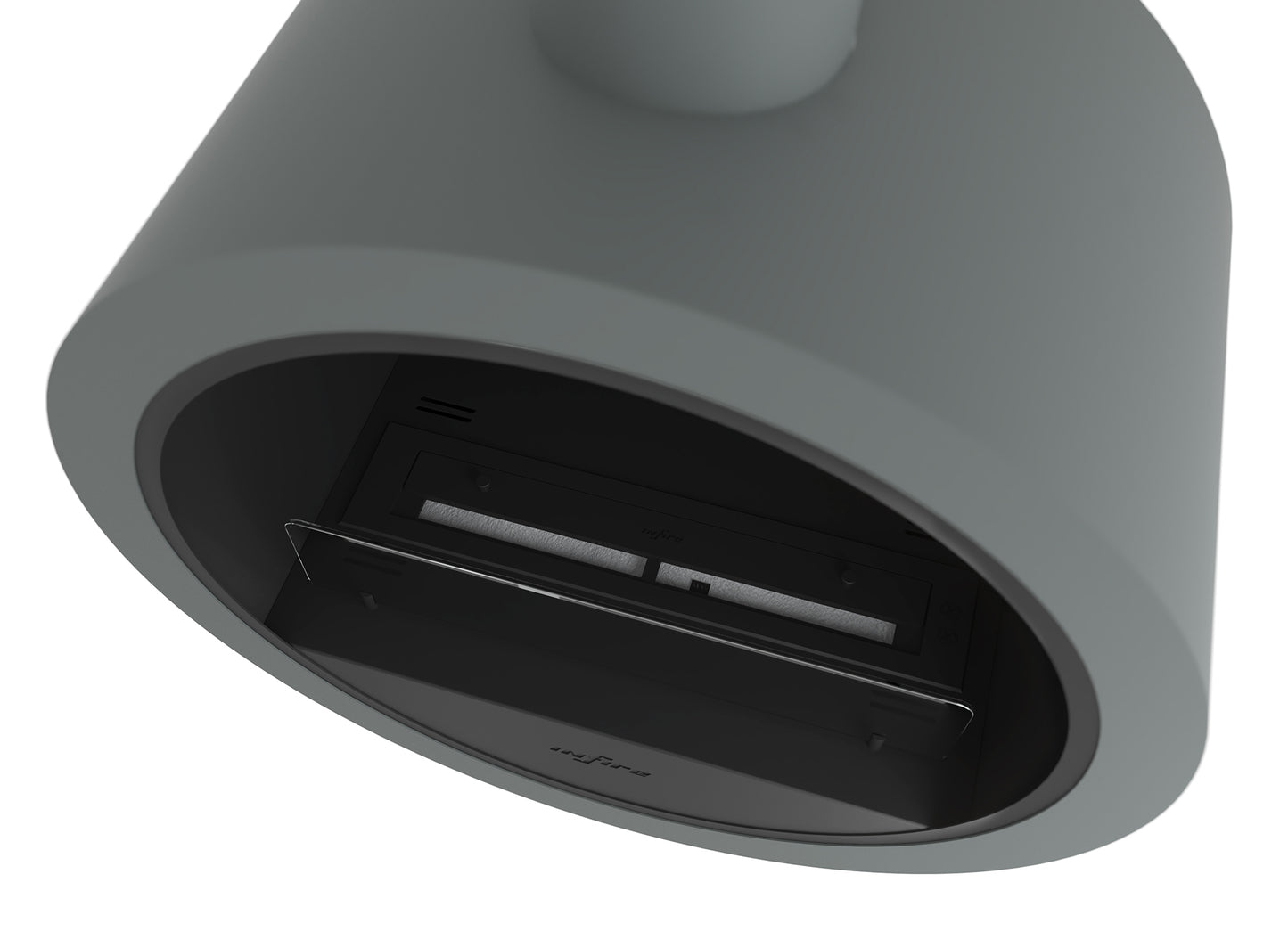 Biokamīns Incyrk 70/35/150 cm pelēks - N1 Home