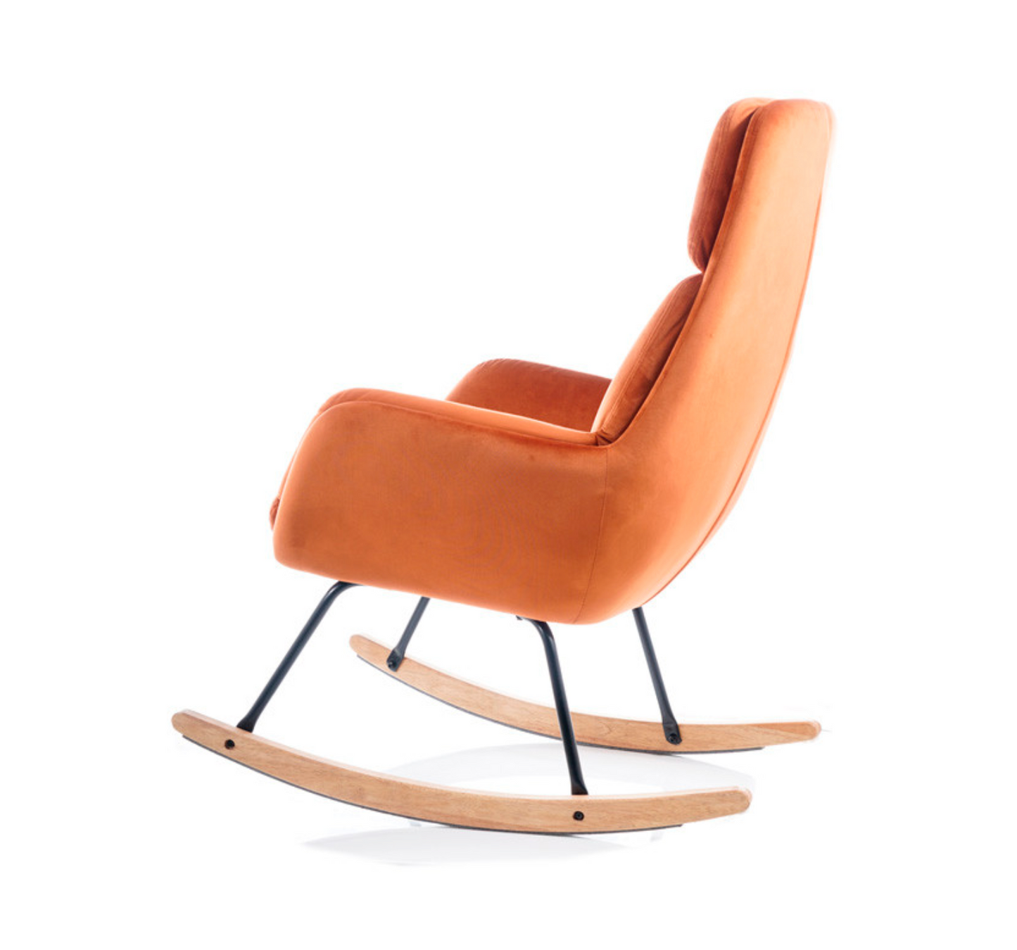 Hoover Velvet oranžais šūpuļkrēsls - N1 Home