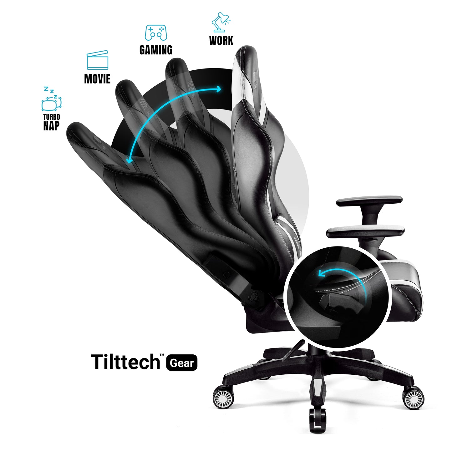 Krēsls X - HO 124-134/68/55,5; 133-143/73/62 cm melns/sarkans - N1 Home