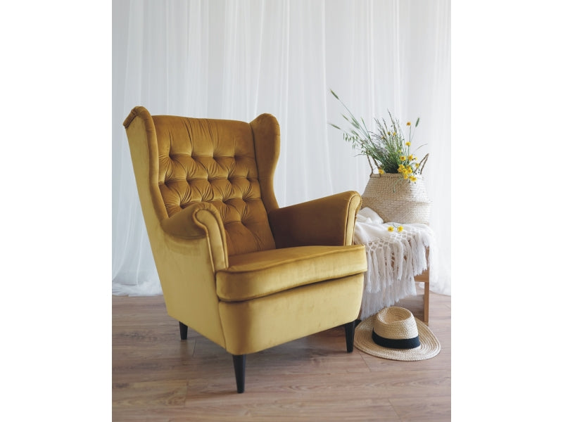 Harry Velvet atzveltnes krēsls bēšs - N1 Home