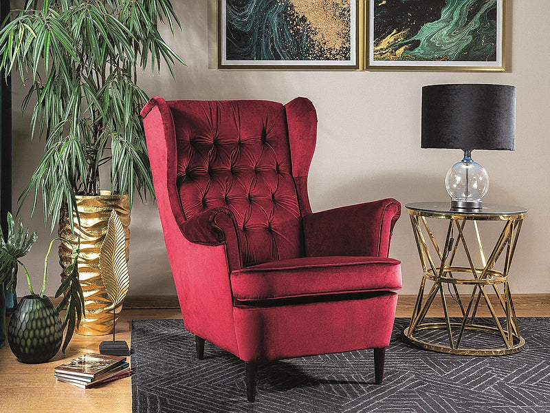 Harry Velvet atzveltnes krēsls bēšs - N1 Home