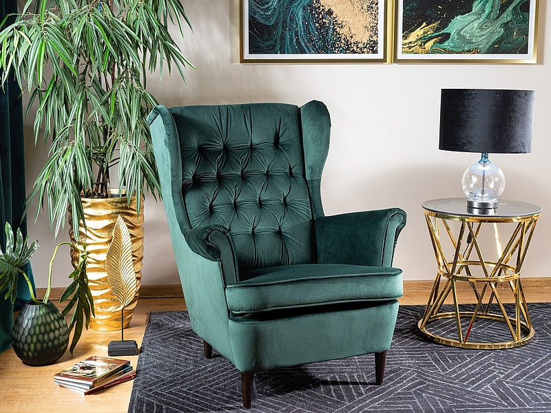 Harry Velvet tumši zils krēsls - N1 Home