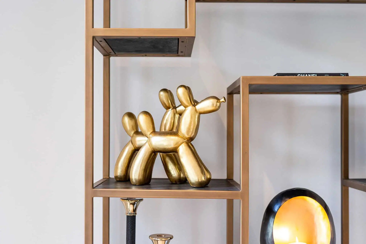 Dekoratīvs priekšmets Richmond Interiors Dog 28/26/10 cm zelts - N1 Home