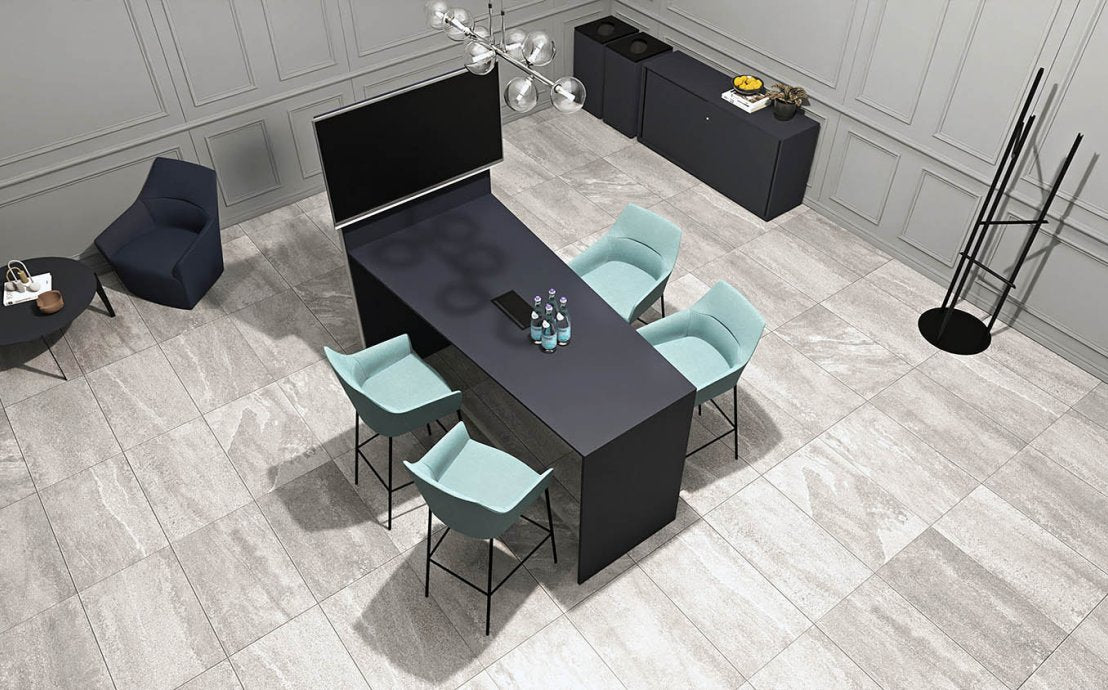 Galds IdisA 168-248/110/100 cm Valriekstu brūna STD17/melns - N1 Home