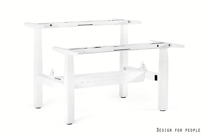 Galds Fino double 140/149,5 cm balts/bēšs - N1 Home