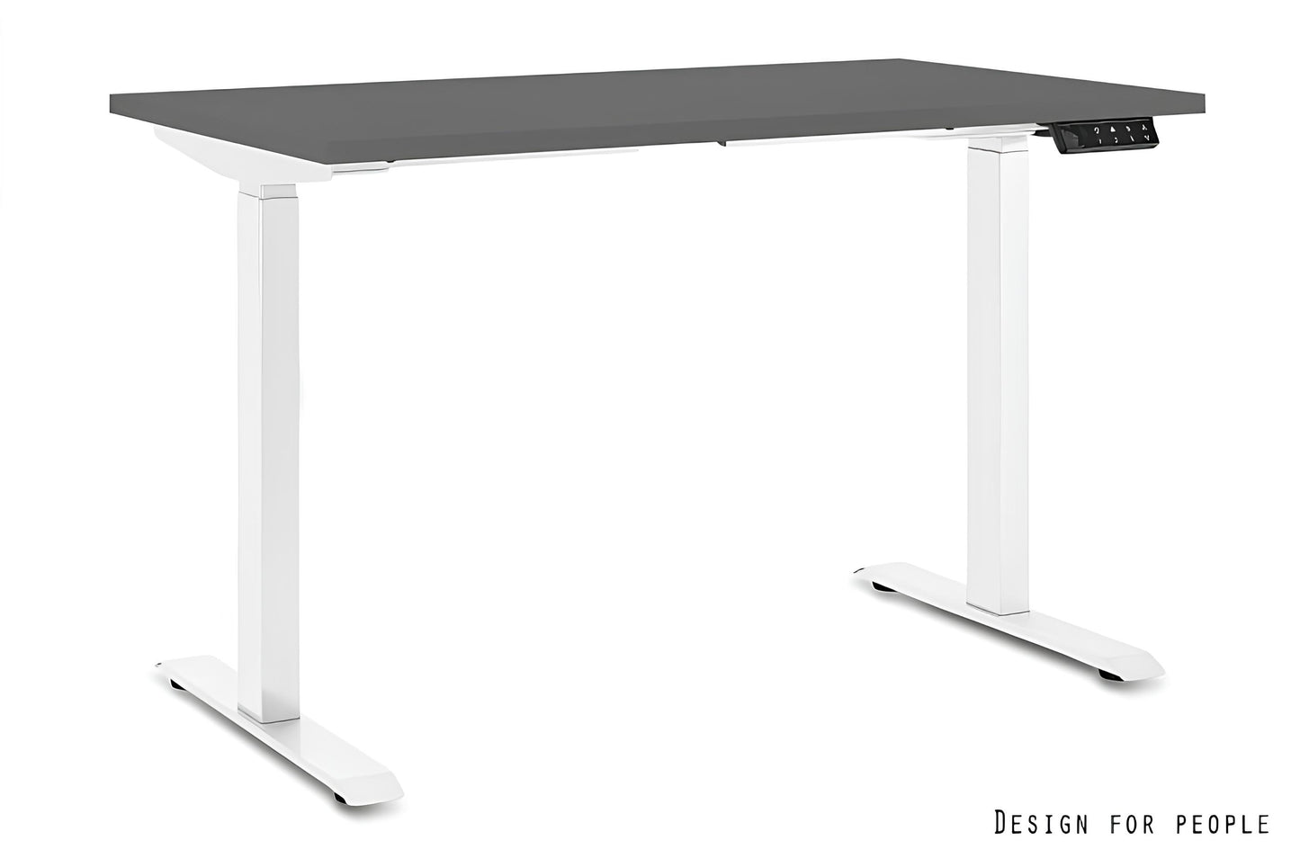 Galds Astara 140;160/70 cm balts/antracīts