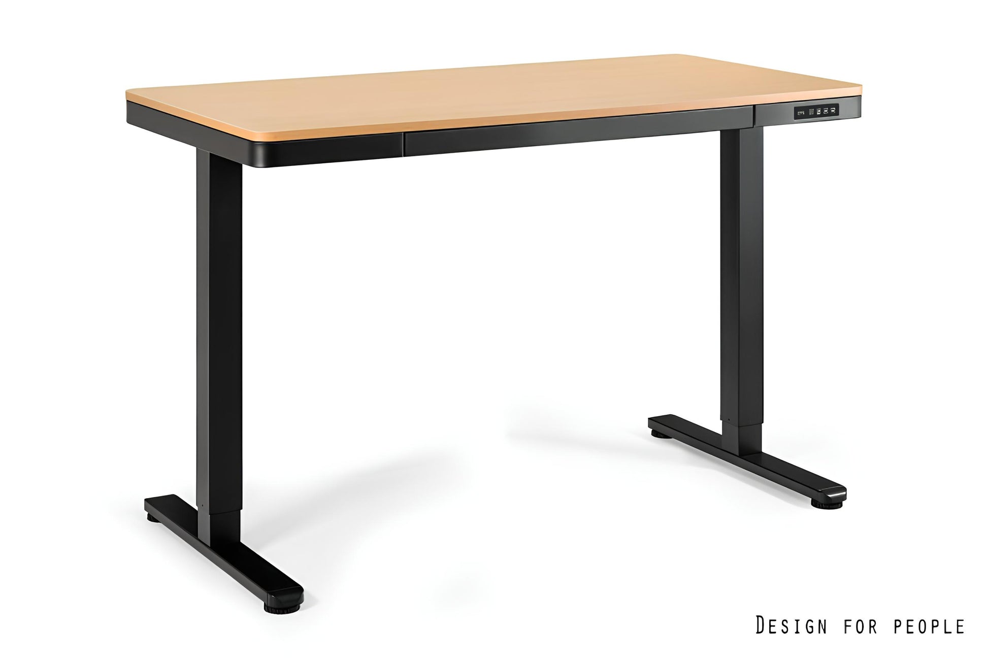 Galds Veros 120/60 cm ozols/melns - N1 Home