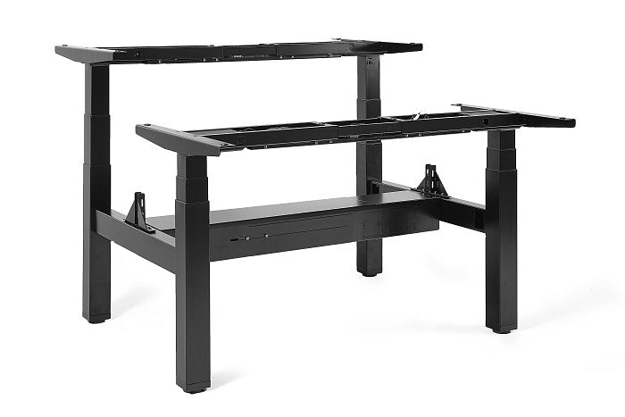 Galds Fino double 140/149,5 cm melns/valrieksts - N1 Home