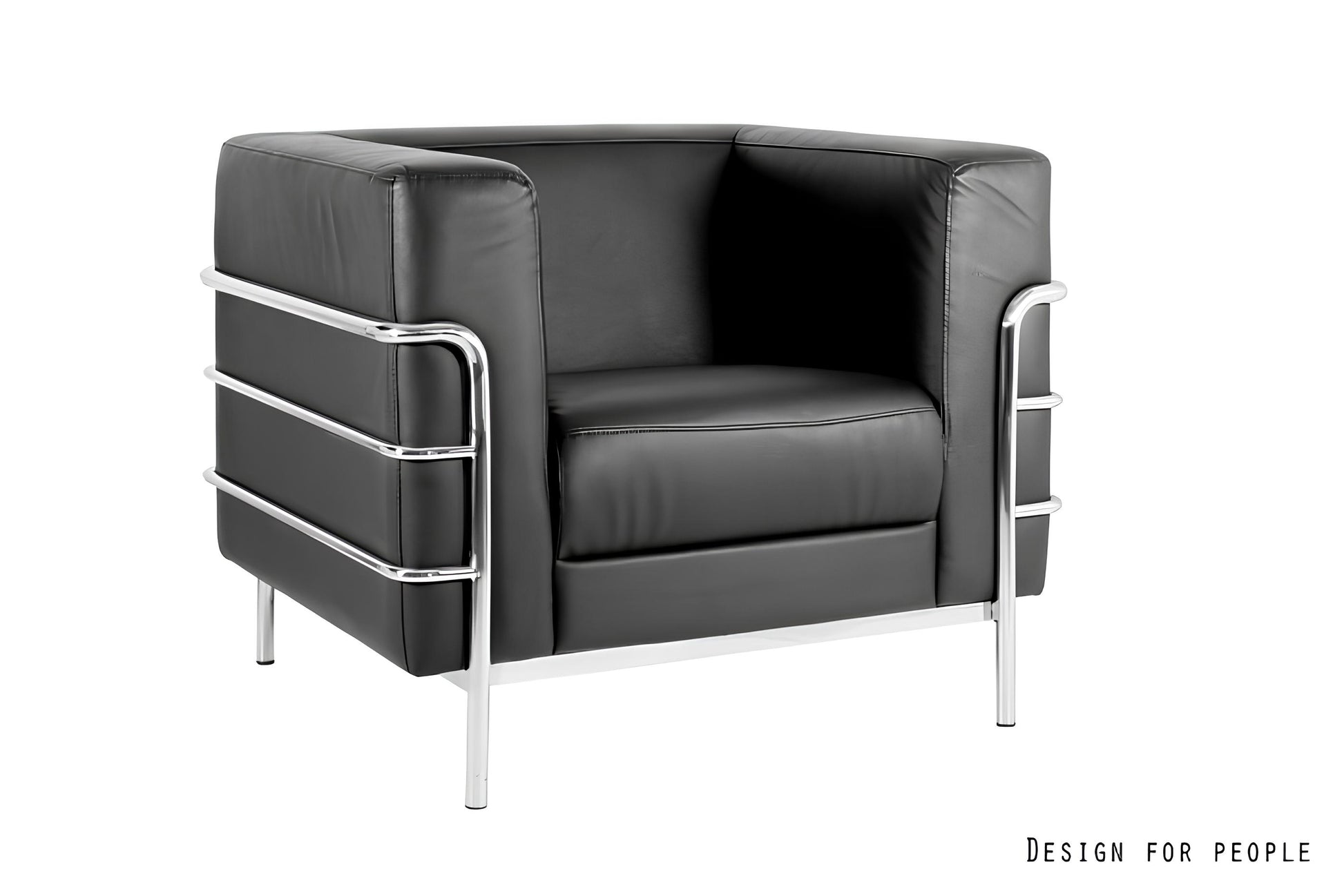 Atpūtas zonas krēsls Demo 45/45/45 cm melns - N1 Home