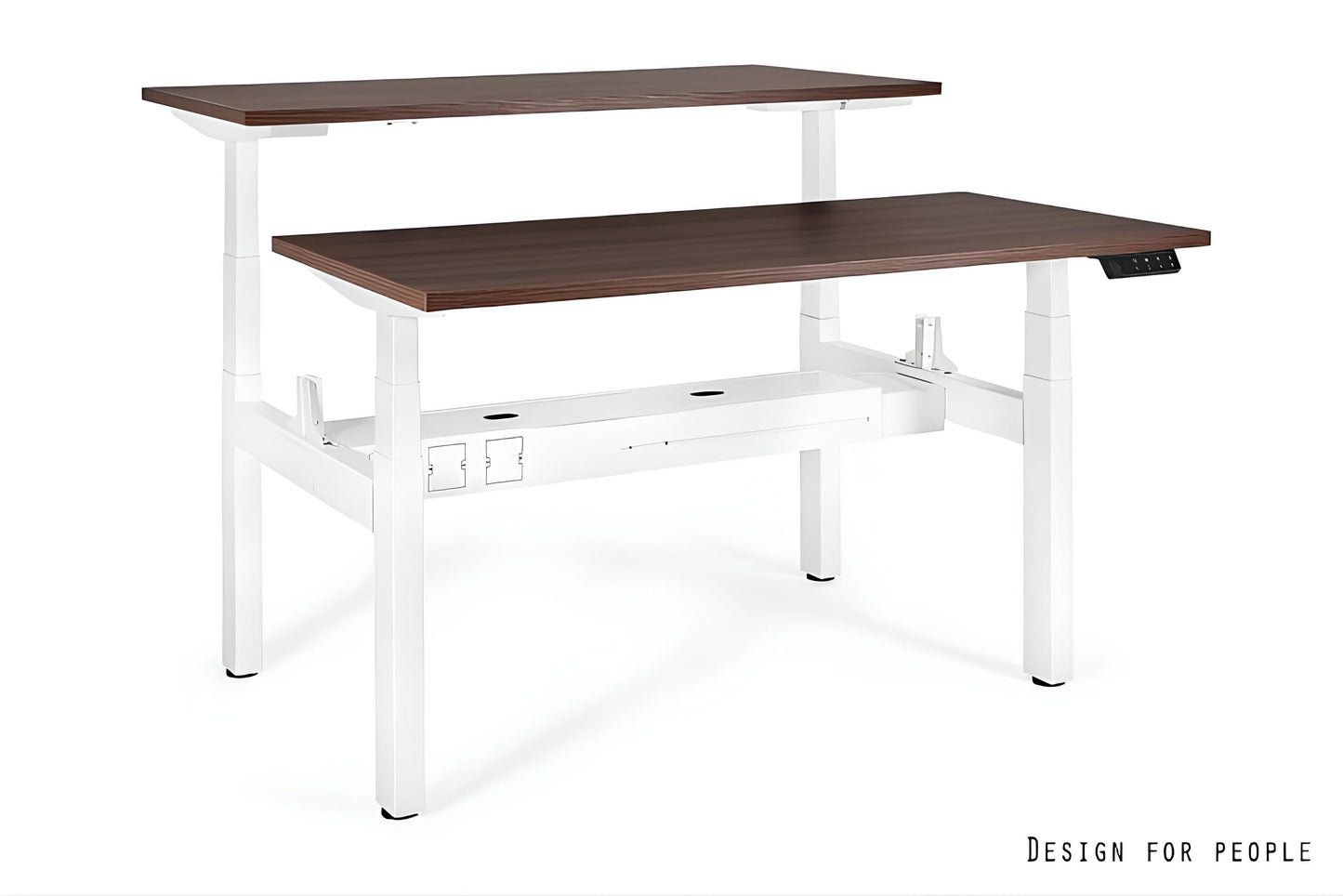 Galds Aktiva II 140; 160/70 cm balts/valrieksts - N1 Home