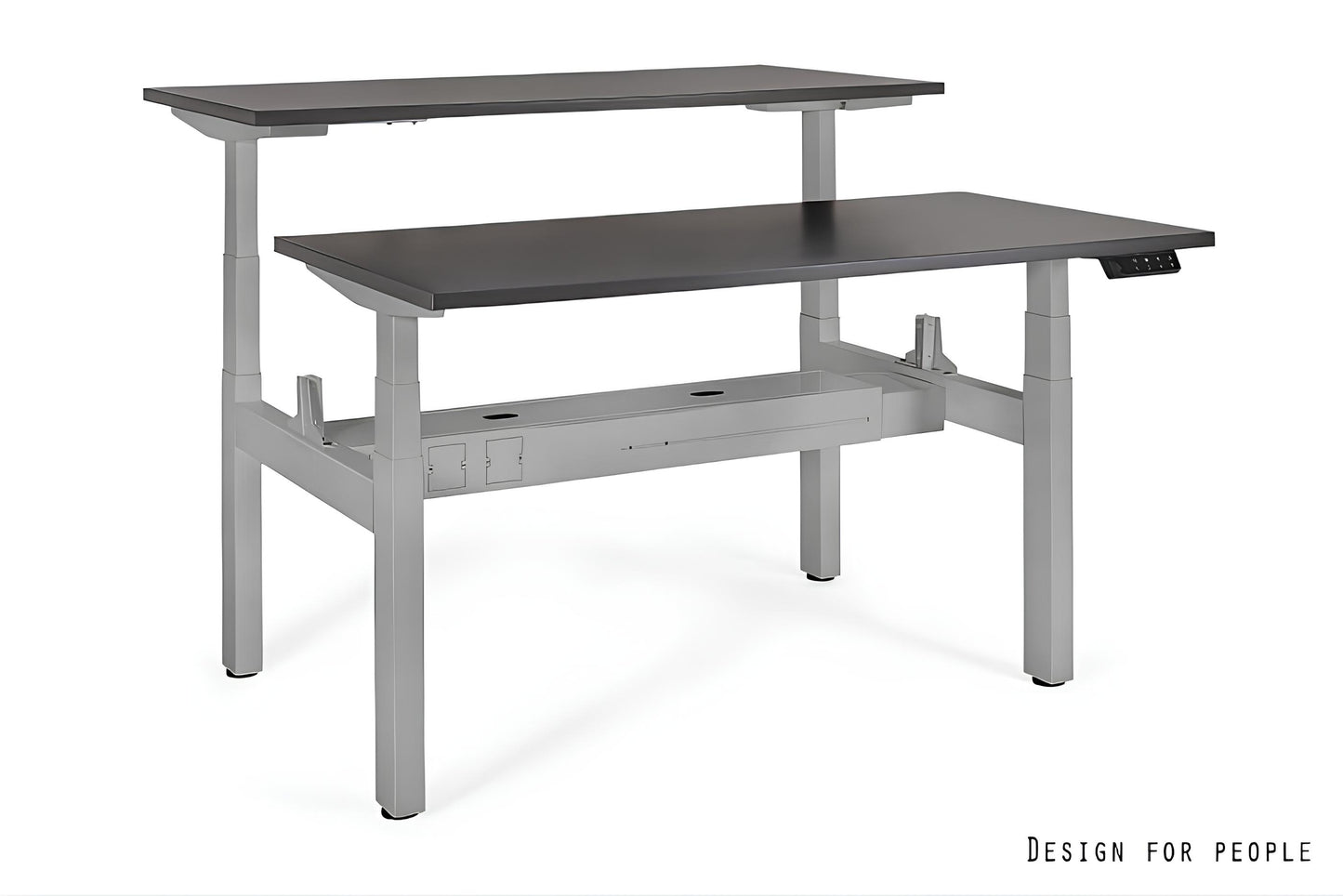 Galds Aktiva II 140; 160/70 cm pelēks/antracīts - N1 Home