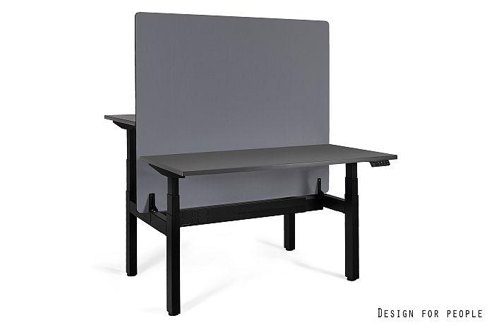 Galds Aktiva II 140; 160/70 cm melns/antracīts - N1 Home