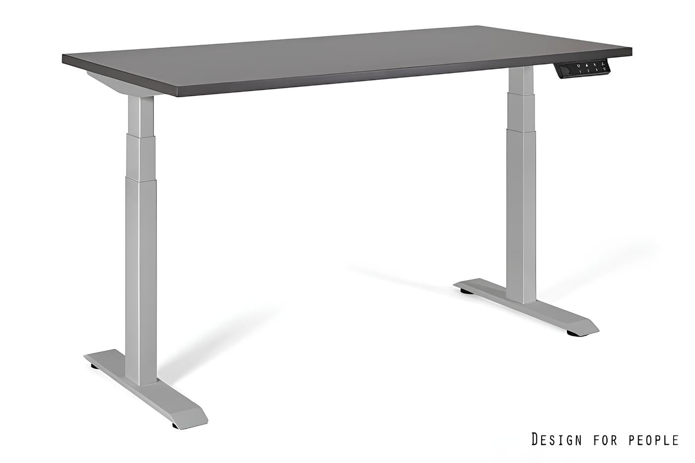 Galds Aktiva I 140;160/70 cm pelēks/antracīts - N1 Home