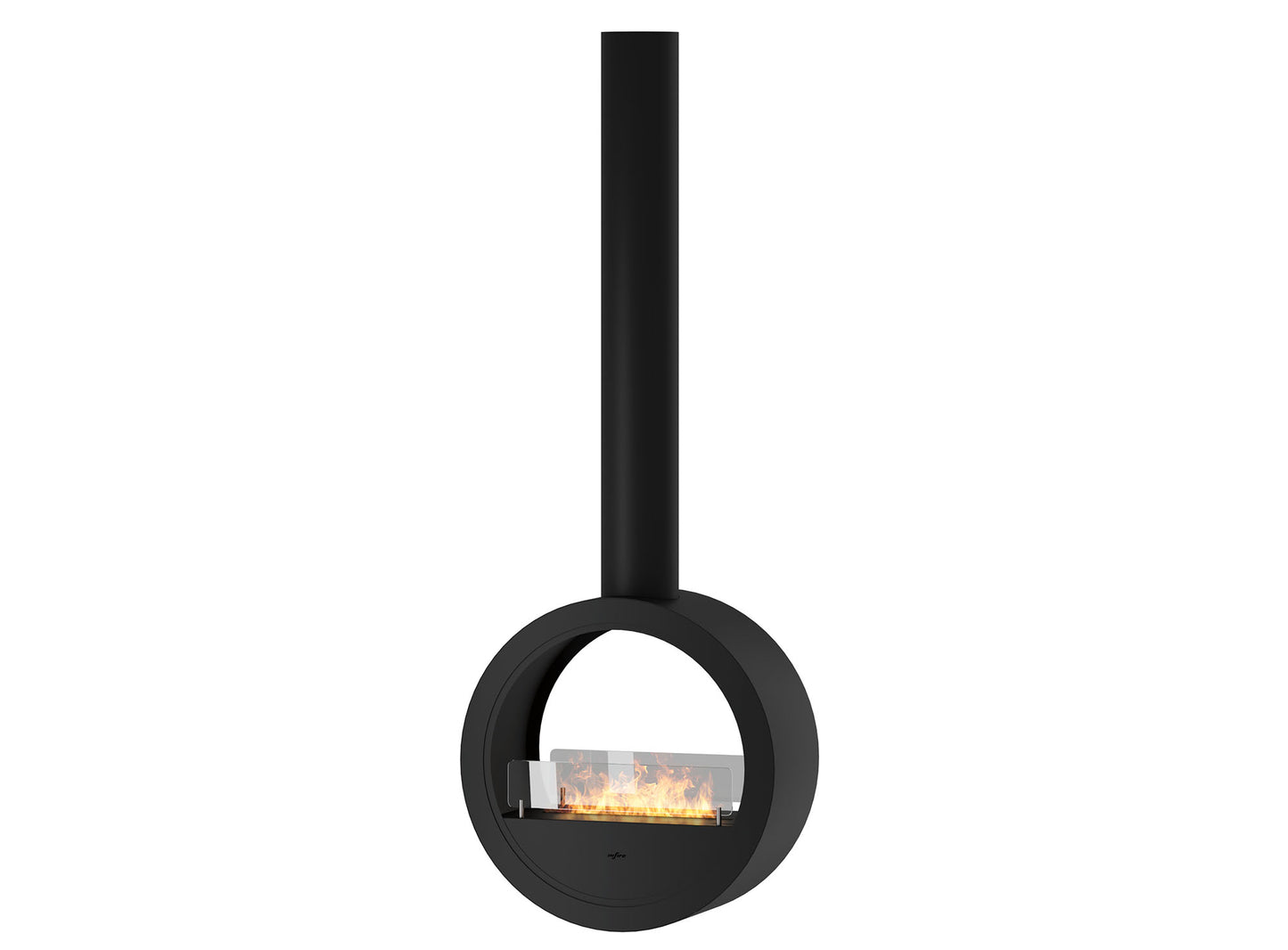 Biokamīns Incyrc 2side 218/70/35 cm melns - N1 Home