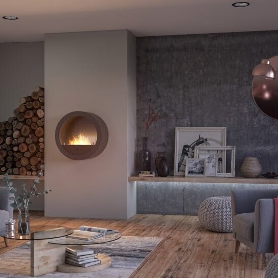 Biokamīns Incyrk Wall 70/35 cm melns - N1 Home