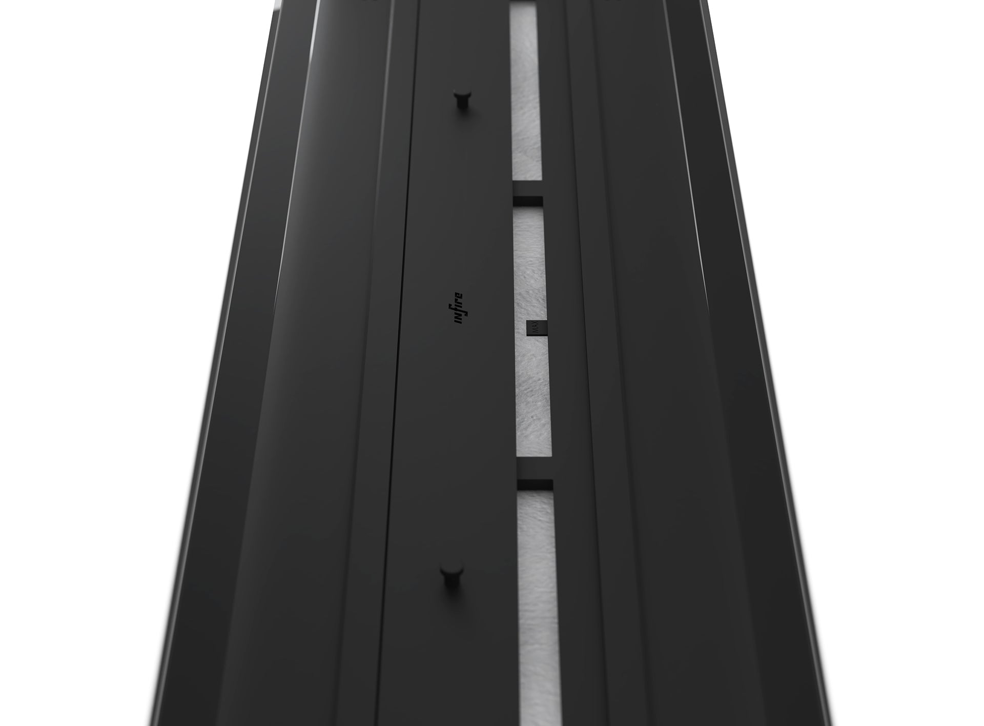 Biokamīns Inser 60/32/550; 100/32/50; 120/32/50 cm melns - N1 Home