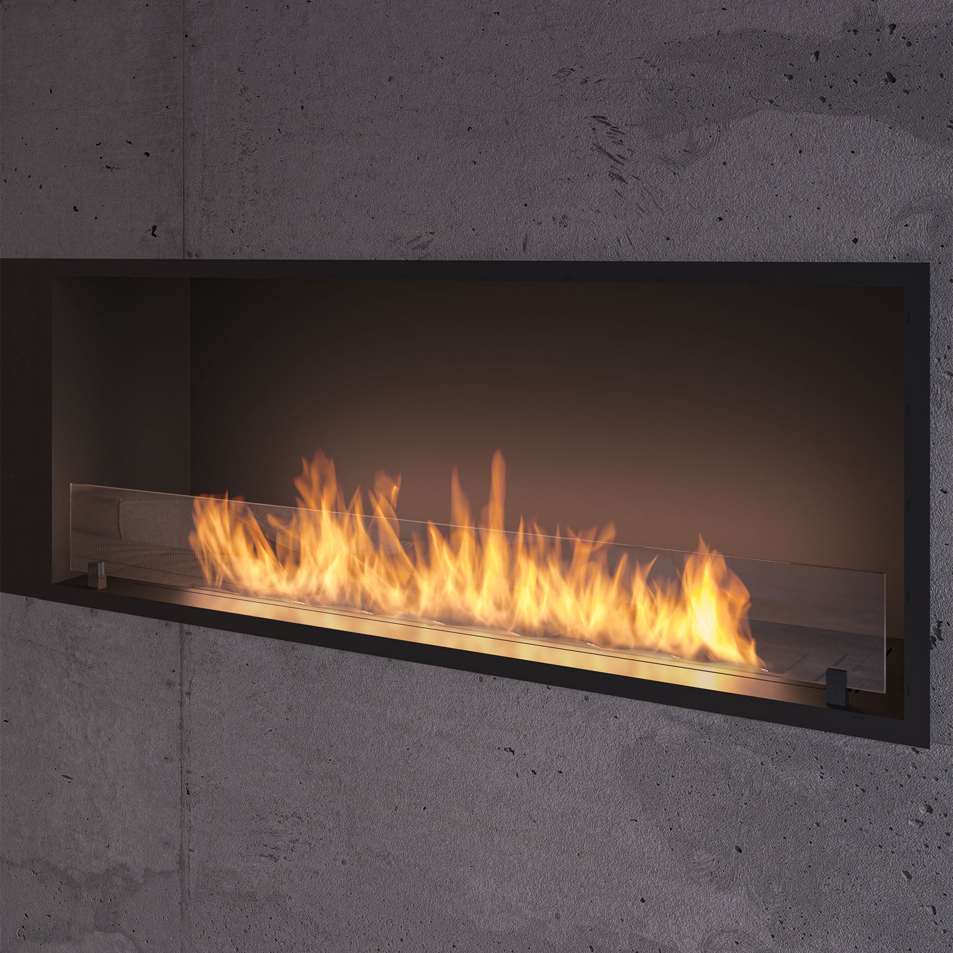 Biokamīns Slim inside Blan 84;104;124;154;204/59/25;30 cm melns - N1 Home