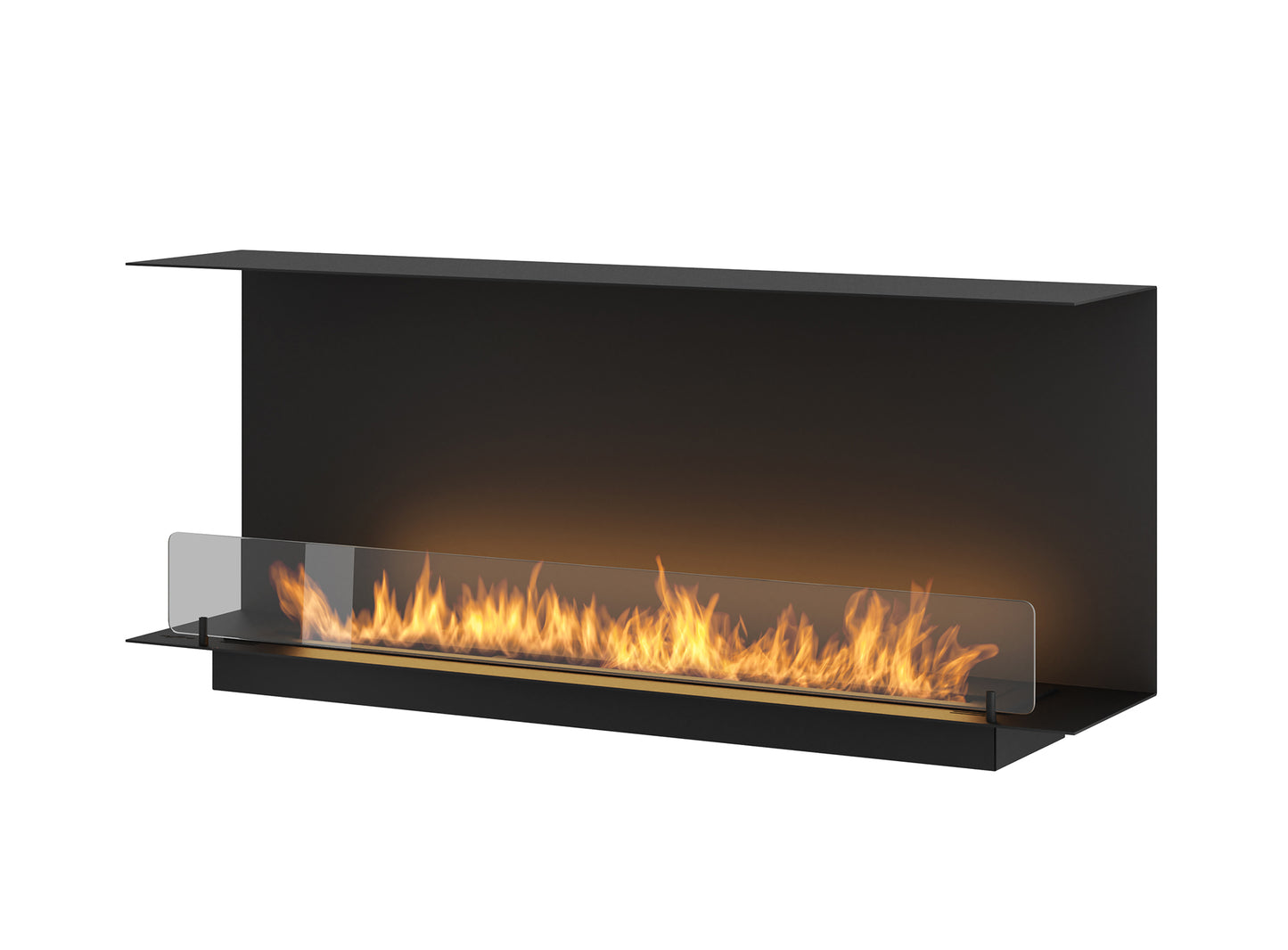 Biokamīns INSI C 1. versijas 80/45/25; 100/45/25; 120/45/25 cm melns - N1 Home