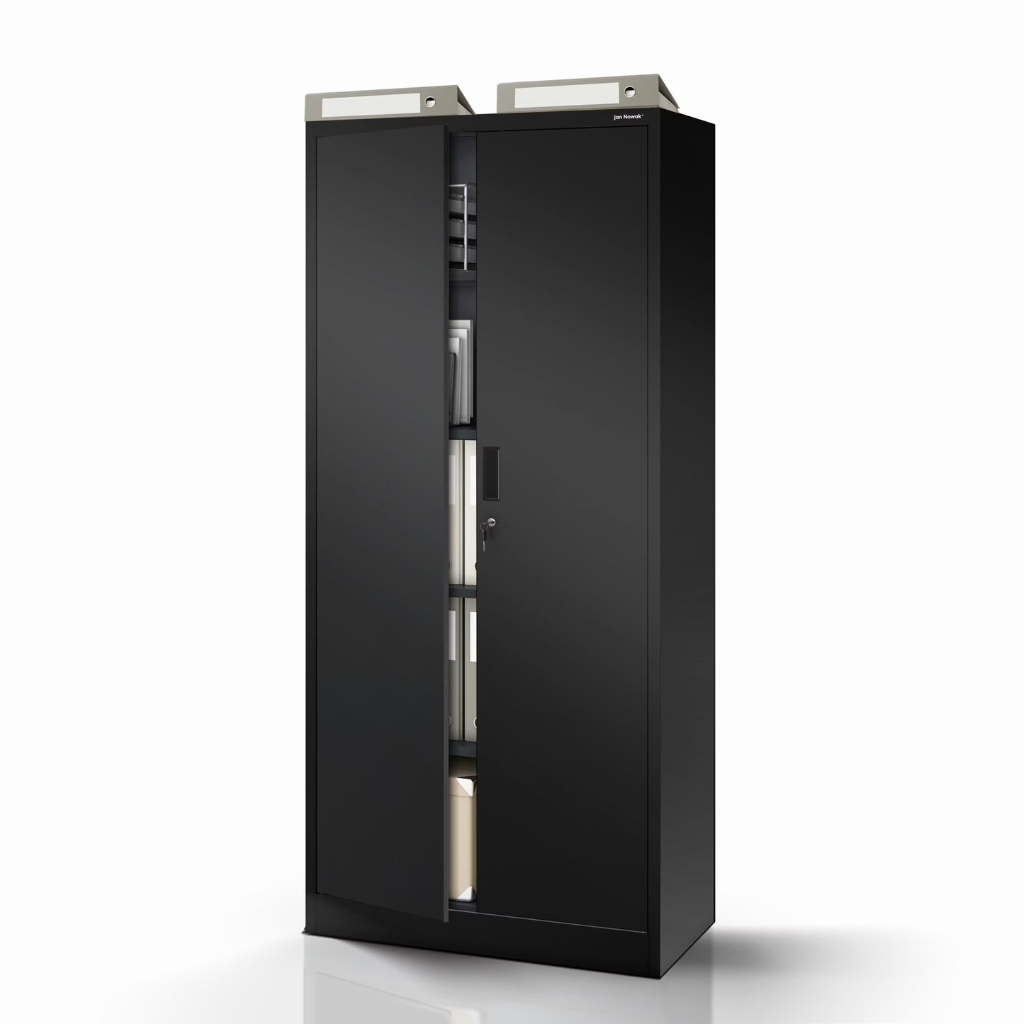 Skapis Yan kompakts 175/80/40 cm melns - N1 Home