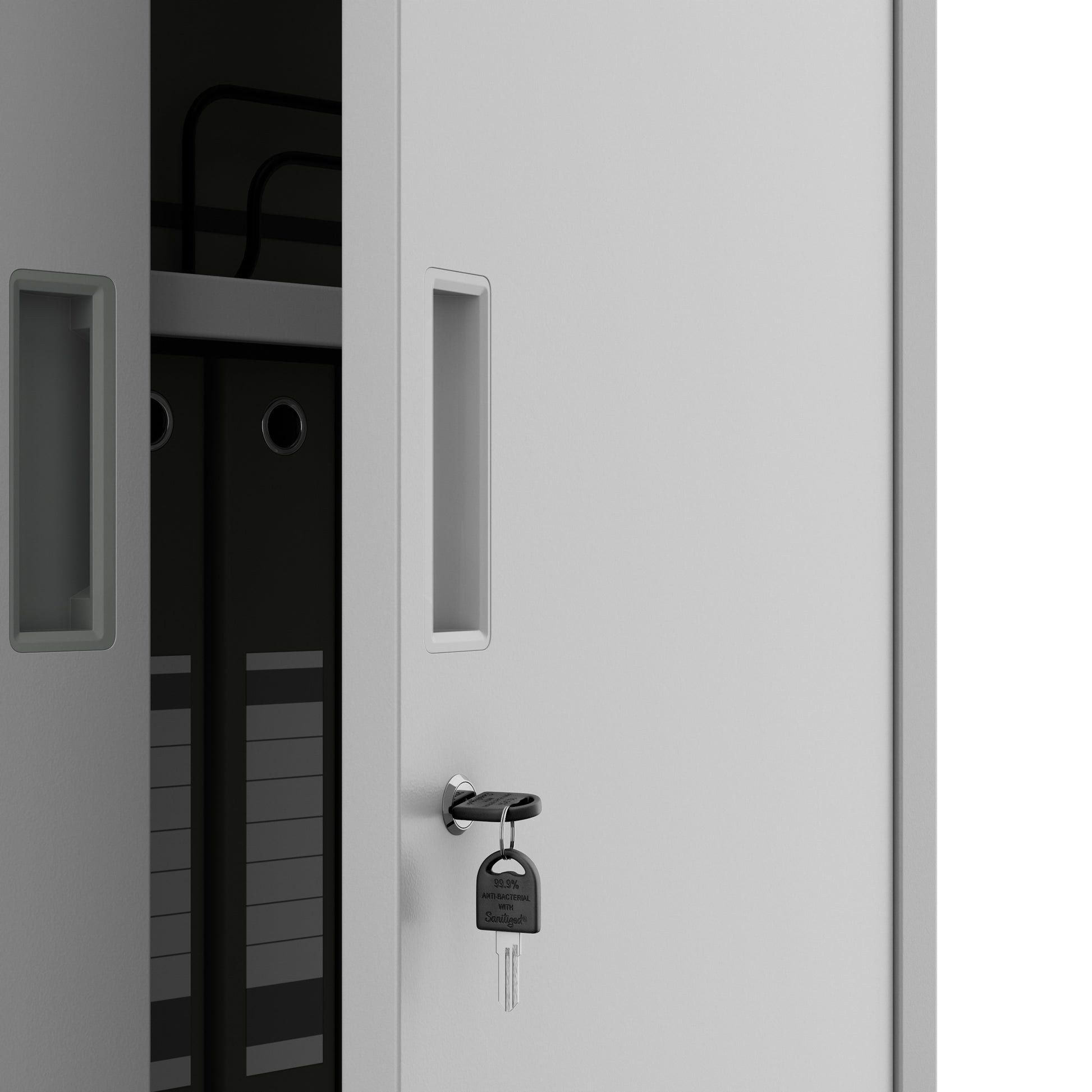 Skapis Yan kompakts 175/80/40 cm pelēks - N1 Home