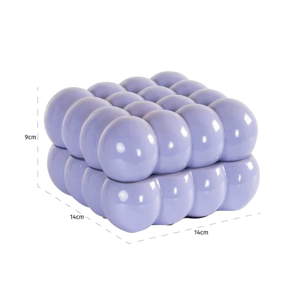 Uzglabāšanas kaste Cece Richmond Interiors 14/14/9 cm purple