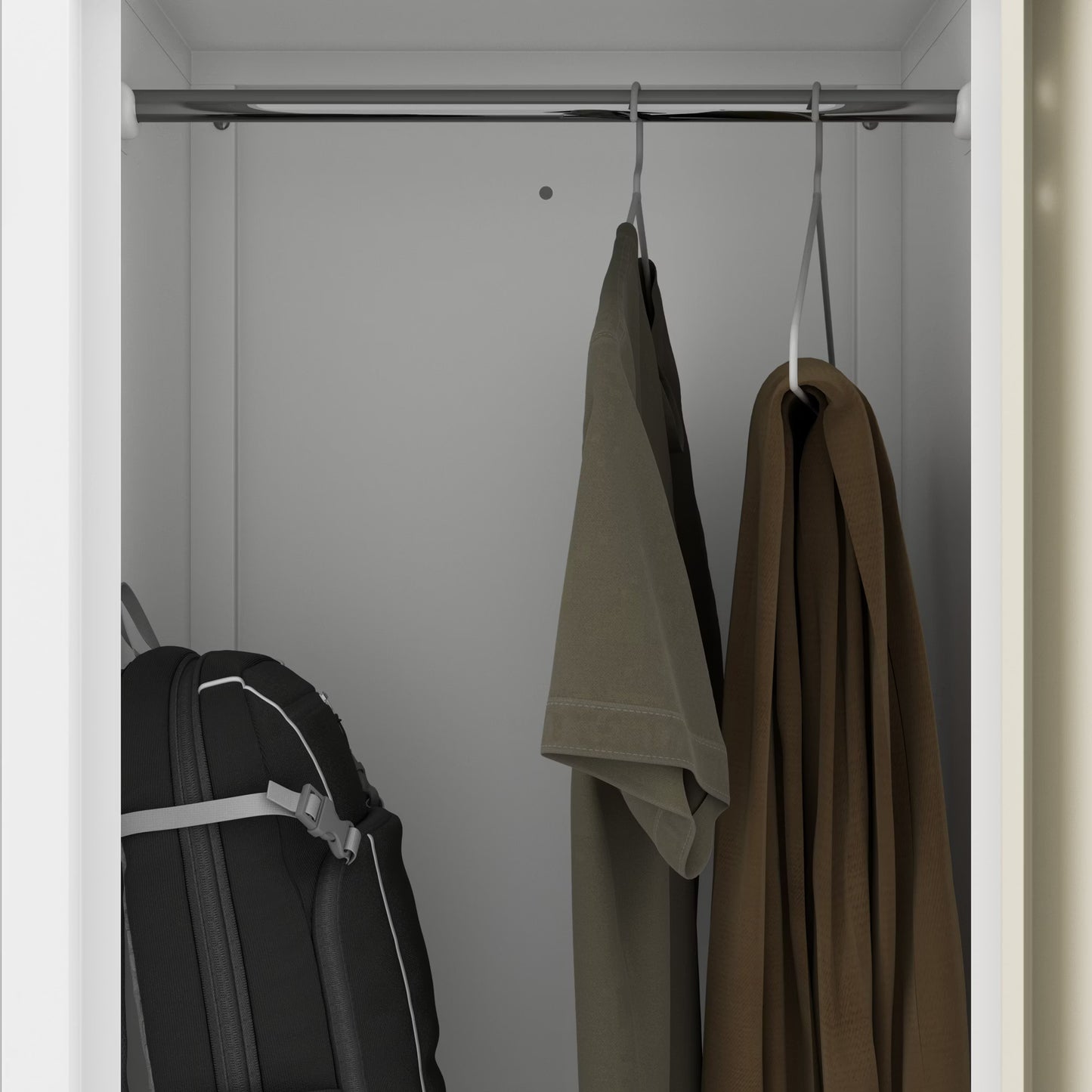 L-veida skapis Juli 80/185/45 cm balts/sonoma ozols - N1 Home