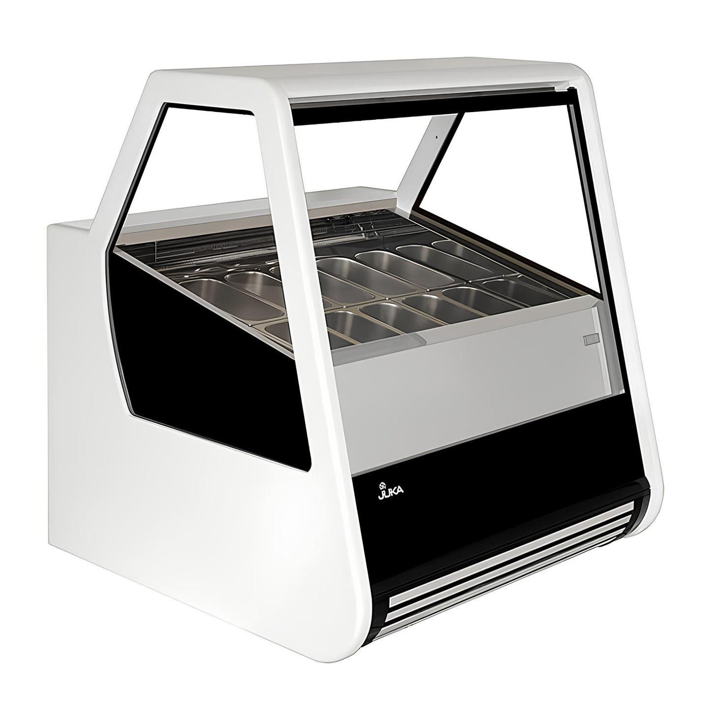 Saldējuma displeji Doca 1180x1275x1410 cm Enerģijas klase D melns - N1 Home