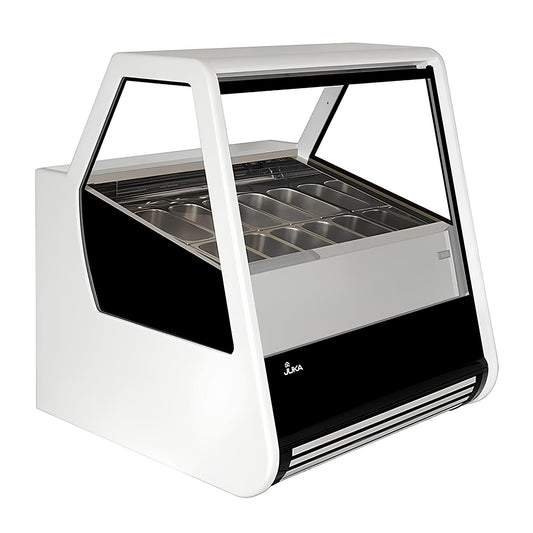 Saldējuma displeji Doca 1180x1275x1410 cm Enerģijas klase D melns - N1 Home