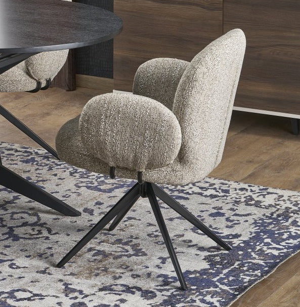 Krēsls Bloom 65/64/82/47 cm pelēks - N1 Home