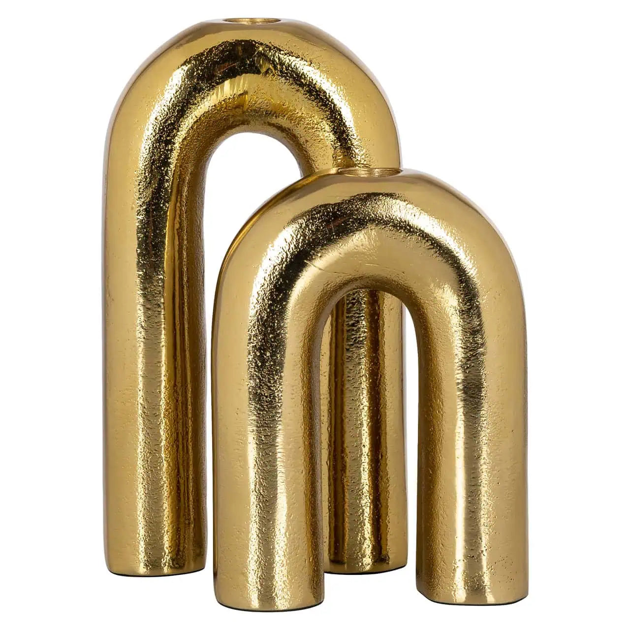 Svečturis Rowin gold large Richmond Interiors 20/12/7 cm zelts - N1 Home