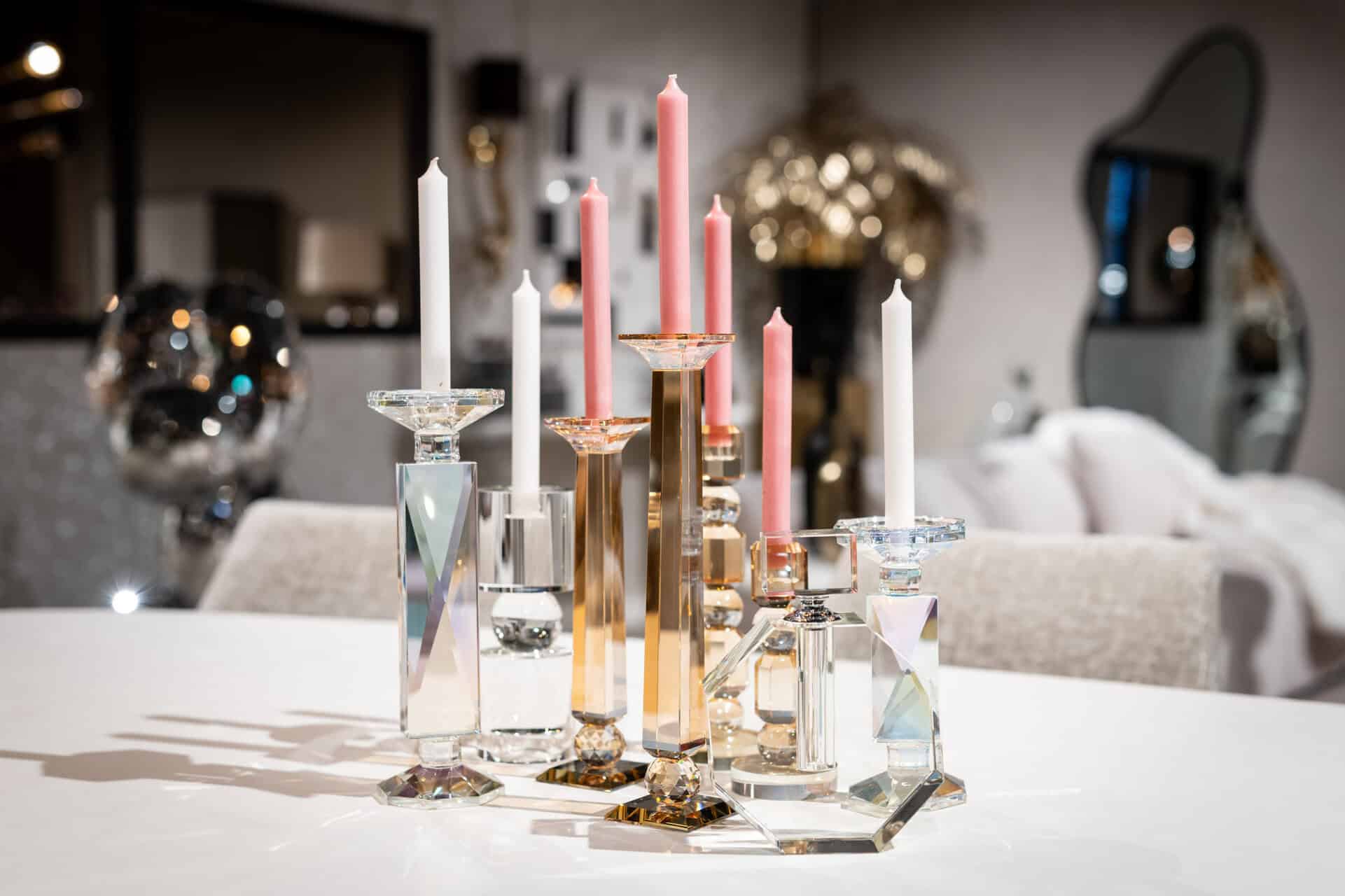 Svečturis Rainbow S Richmond Interiors 20/10/10 cm balts - N1 Home