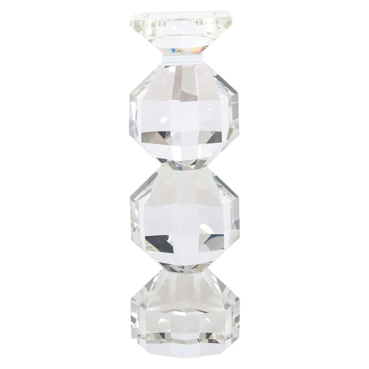 Svečturis Safia clear transparent large Richmond Interiors 33/10/10 cm stikls - N1 Home
