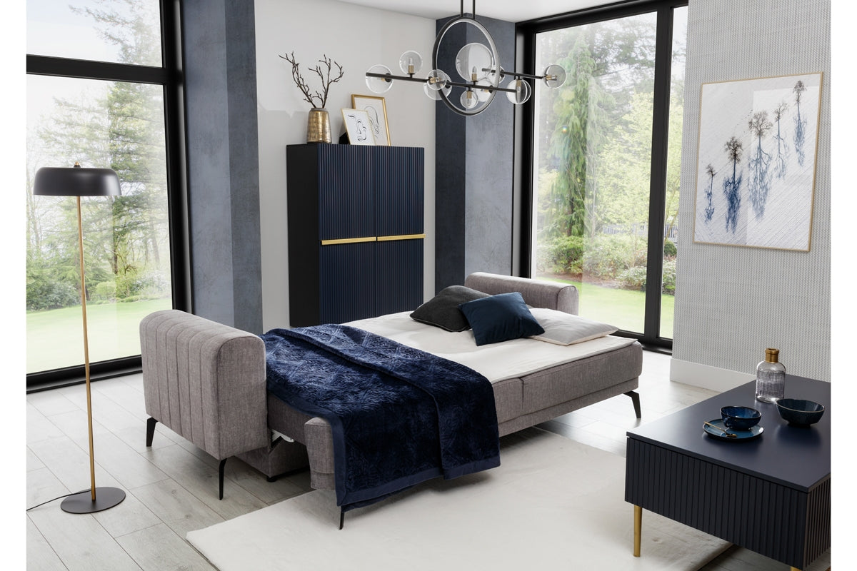 Dīvāns KOMO 250/73-90/100 cm pelēks - N1 Home