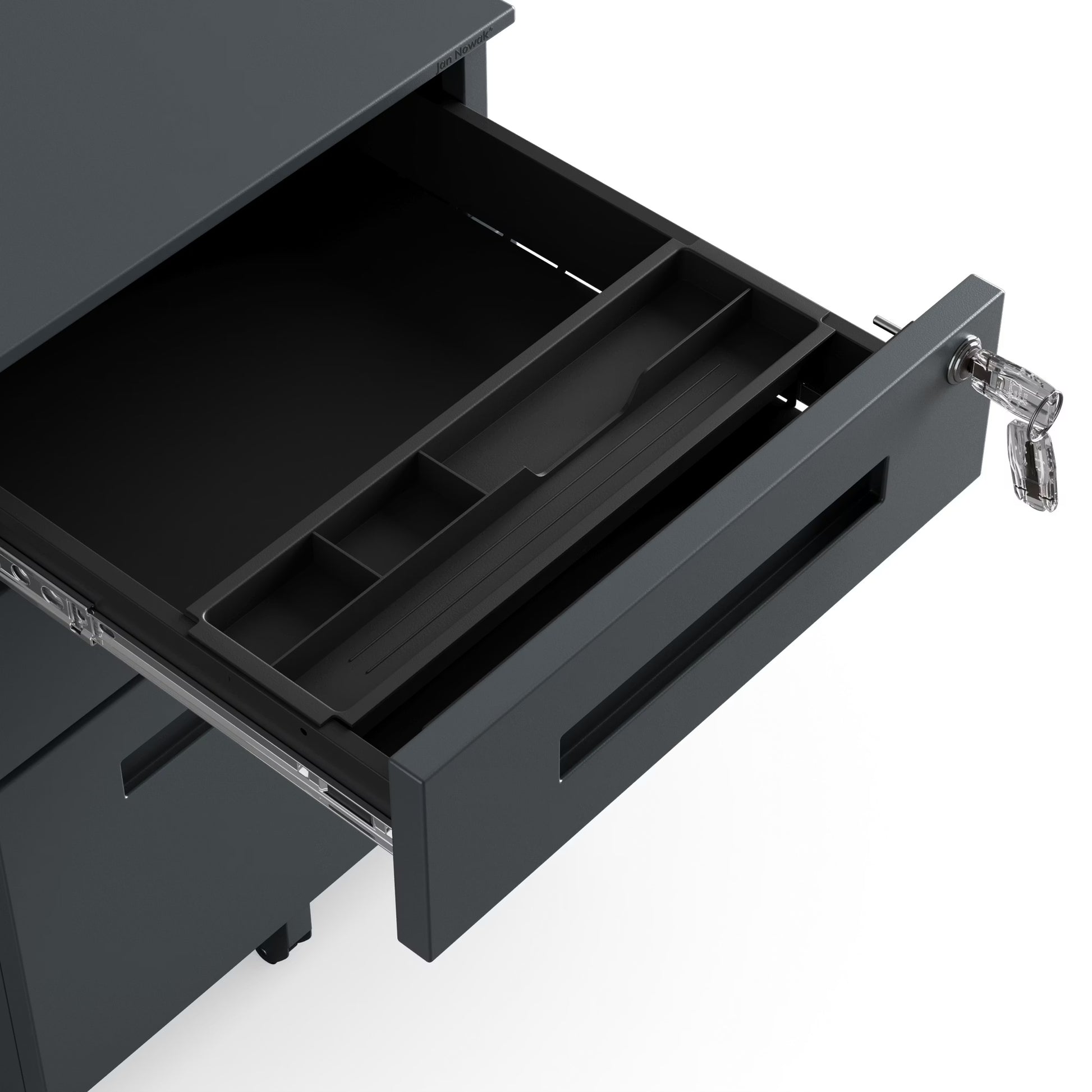 Konteiners zem rakstāmgalda Kates 39/60/50 cm antracīts - N1 Home