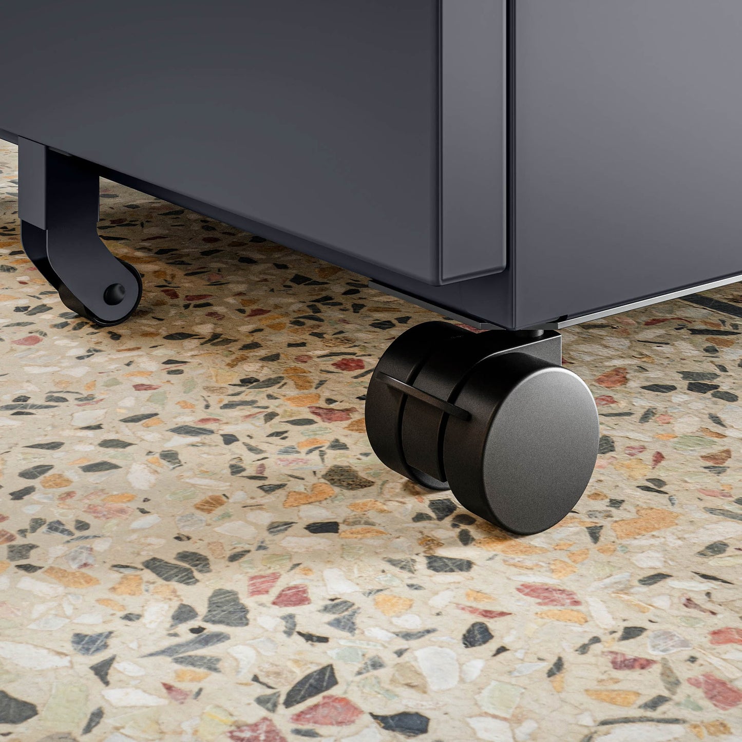 Konteiners zem rakstāmgalda Kates 39/60/50 cm antracīts - N1 Home