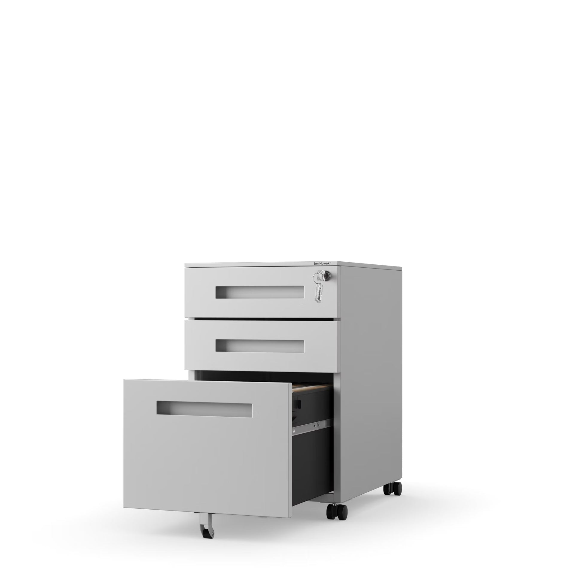 Konteiners zem rakstāmgalda Kates 39/60/50 cm pelēks - N1 Home