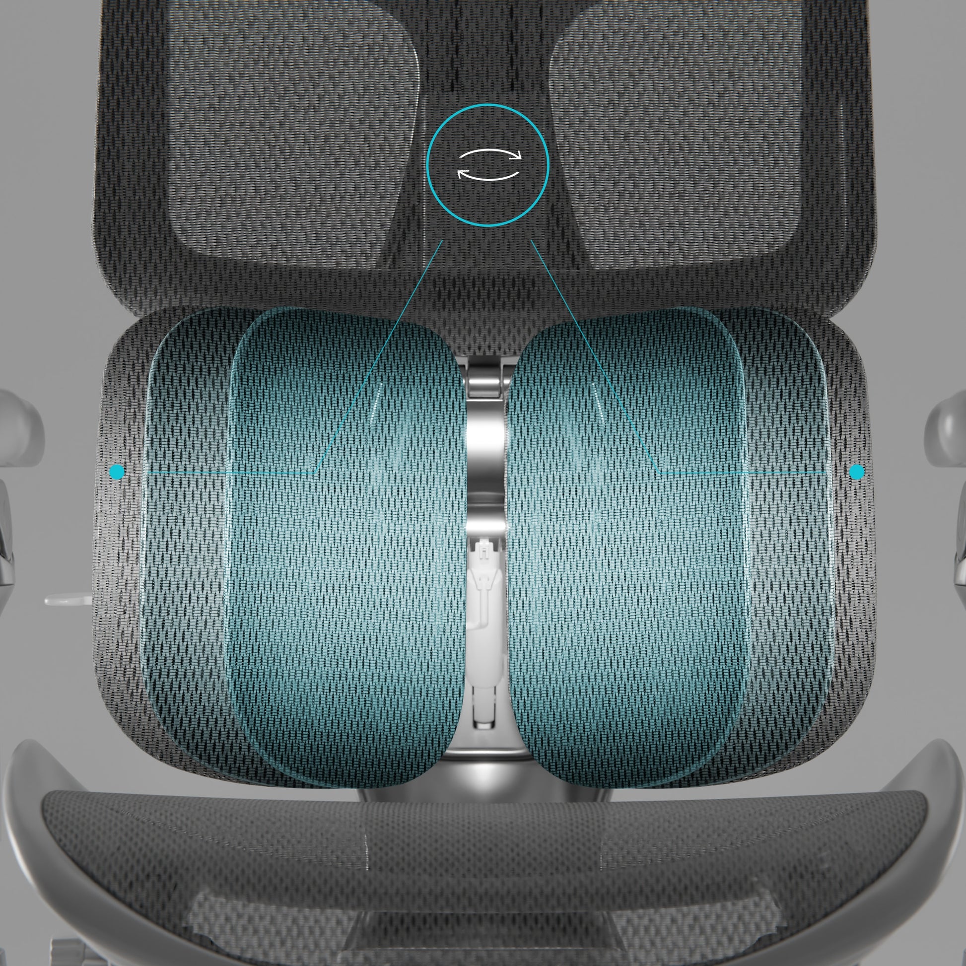 Krēsls V - Ki 126/70/70 cm pelēks - N1 Home