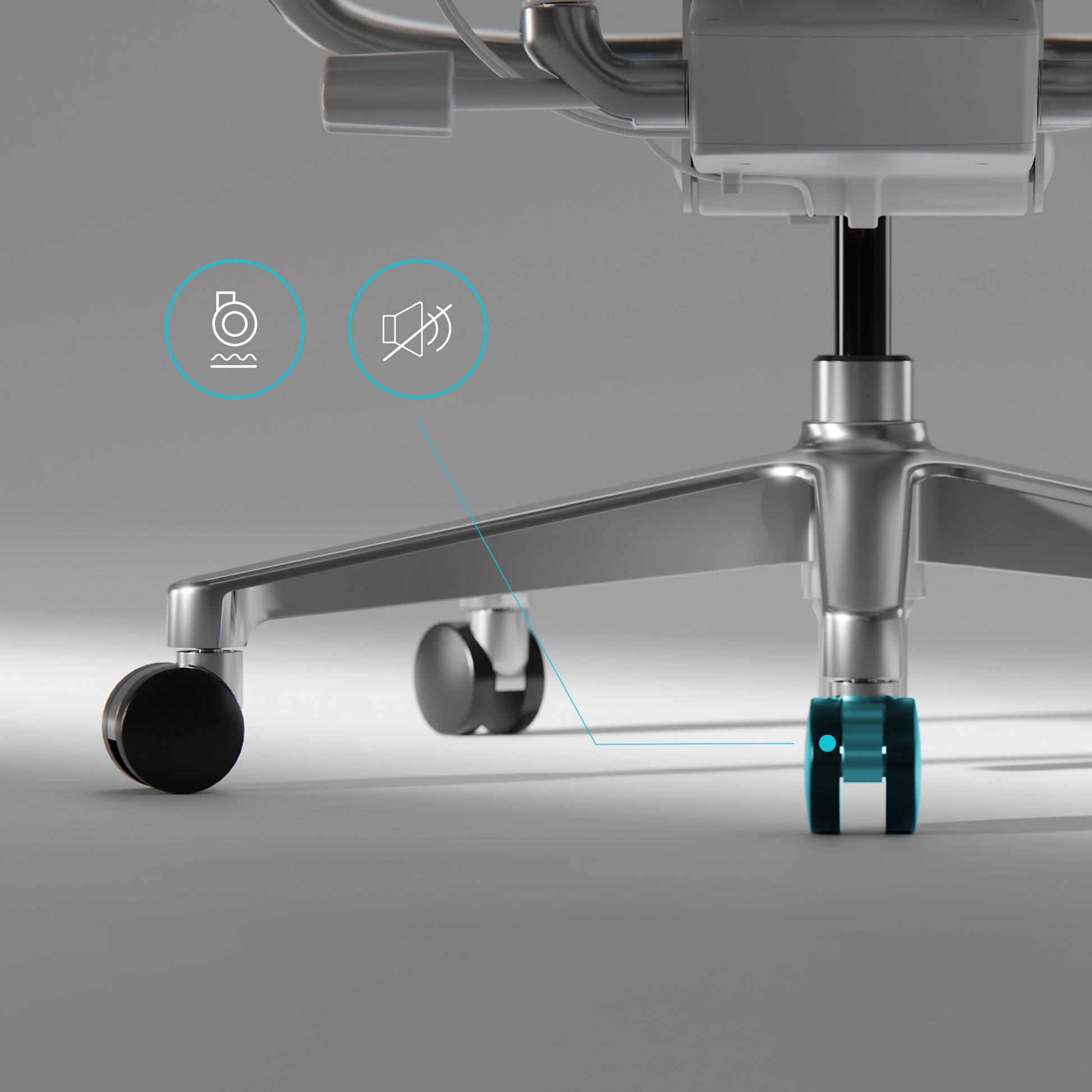 Krēsls V - Ki 126/70/70 cm pelēks - N1 Home