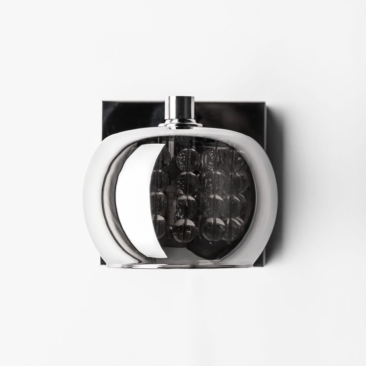 Sienas lampa Kristāla 12/13/16 cm hroms