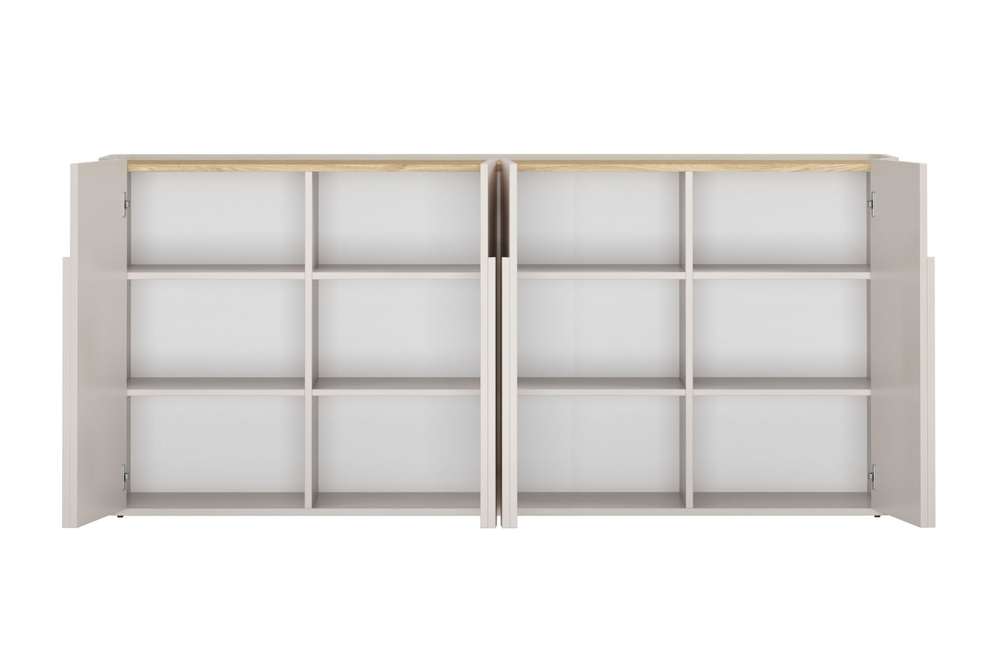 Kumode Amil 200/89/48 cm Kašmirs / Eļļots ozols - N1 Home