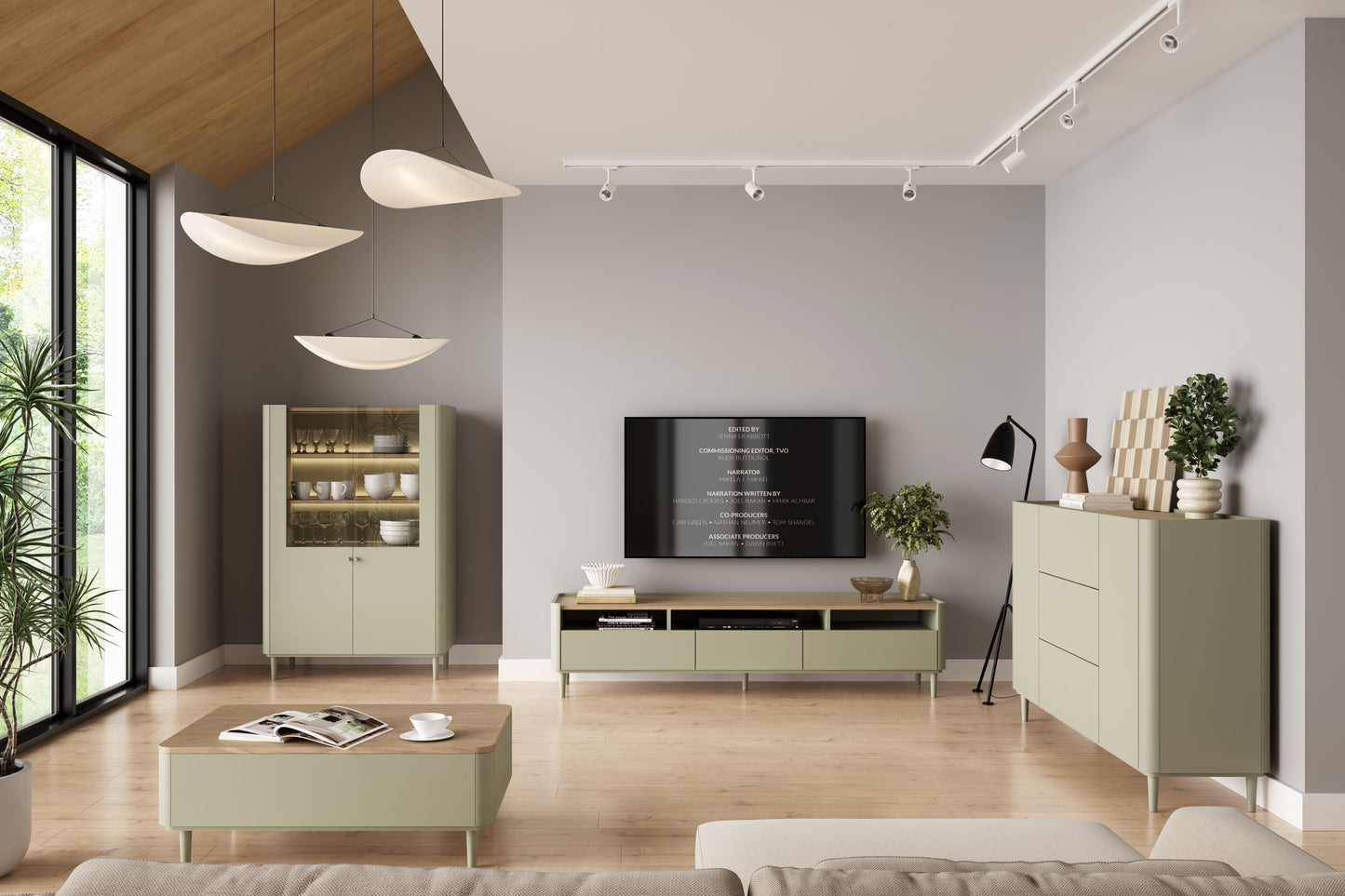 Kumode Elva 150/102/48 cm Eikalipts / Baltijas kāpu ozols - N1 Home