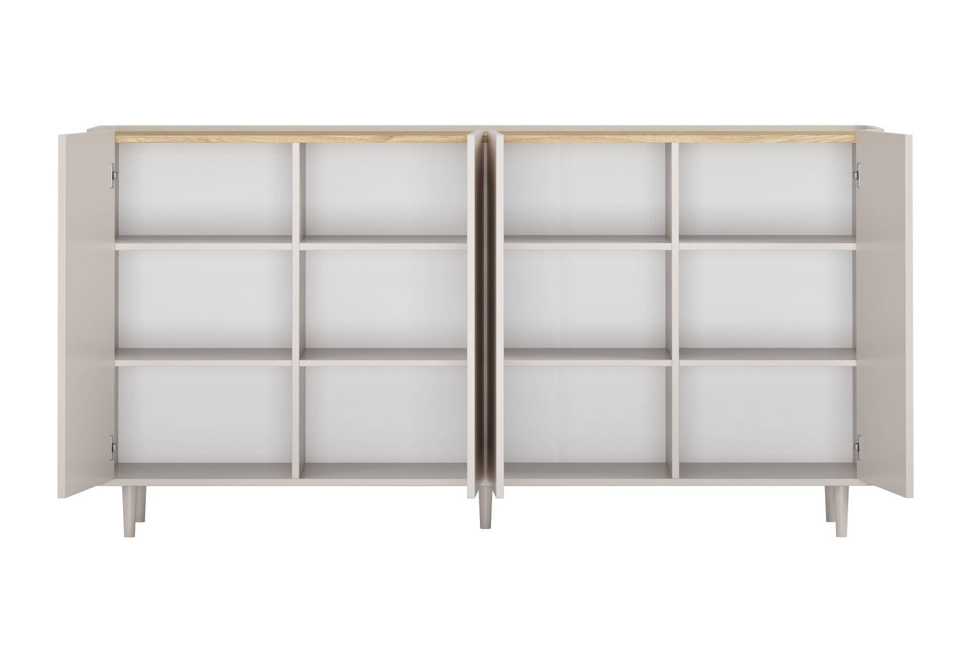 Kumode Elva 200/102/48 cm Kašmirs / Eļļots ozols - N1 Home