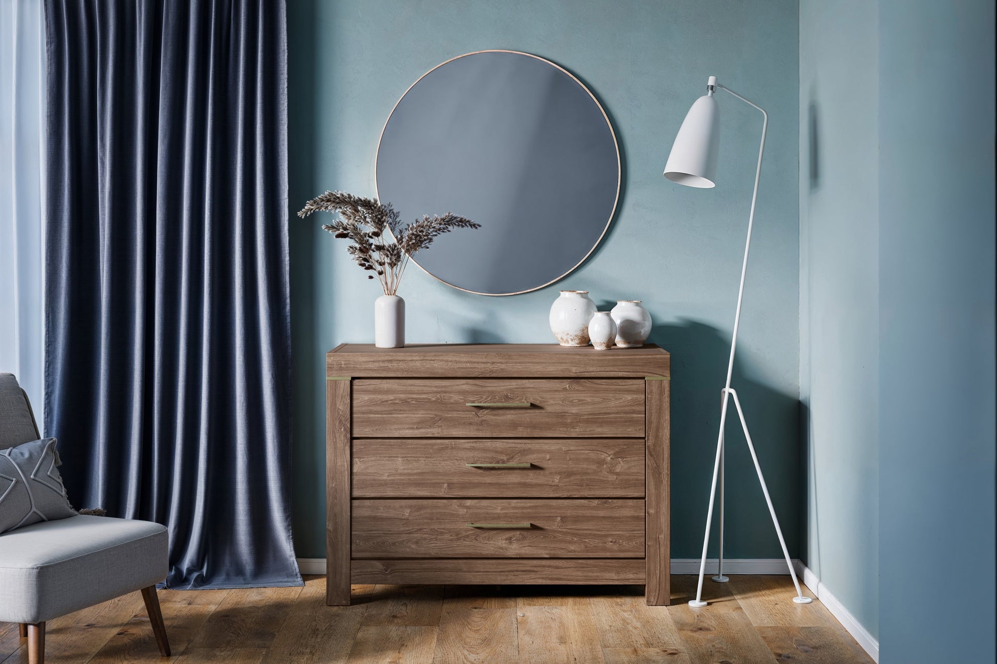 Kumode Geri 115/85/45 cm rosīgs ozols - N1 Home