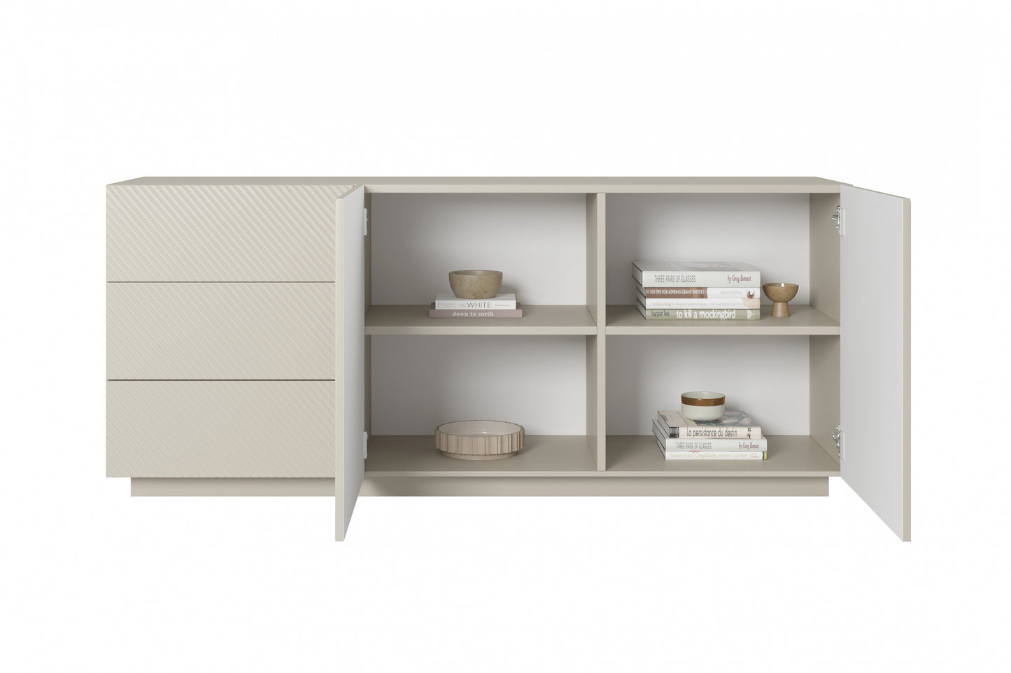 OSLO kumode bez kājas 167/71/43 cm kašmirs - N1 Home