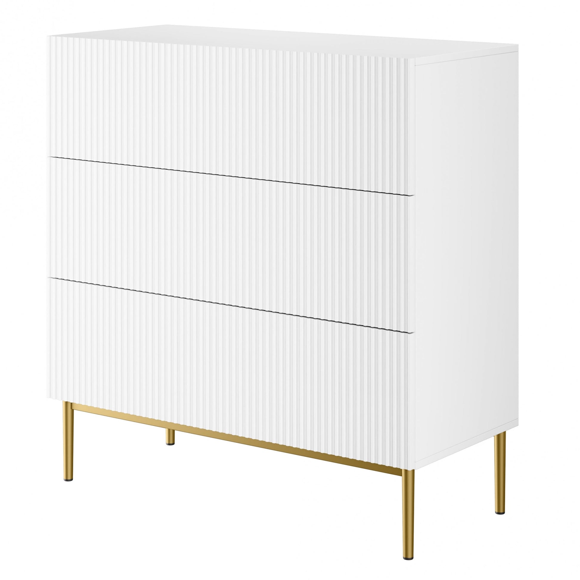 Kumode Austin 100/105/45 cm balts/zelts - N1 Home