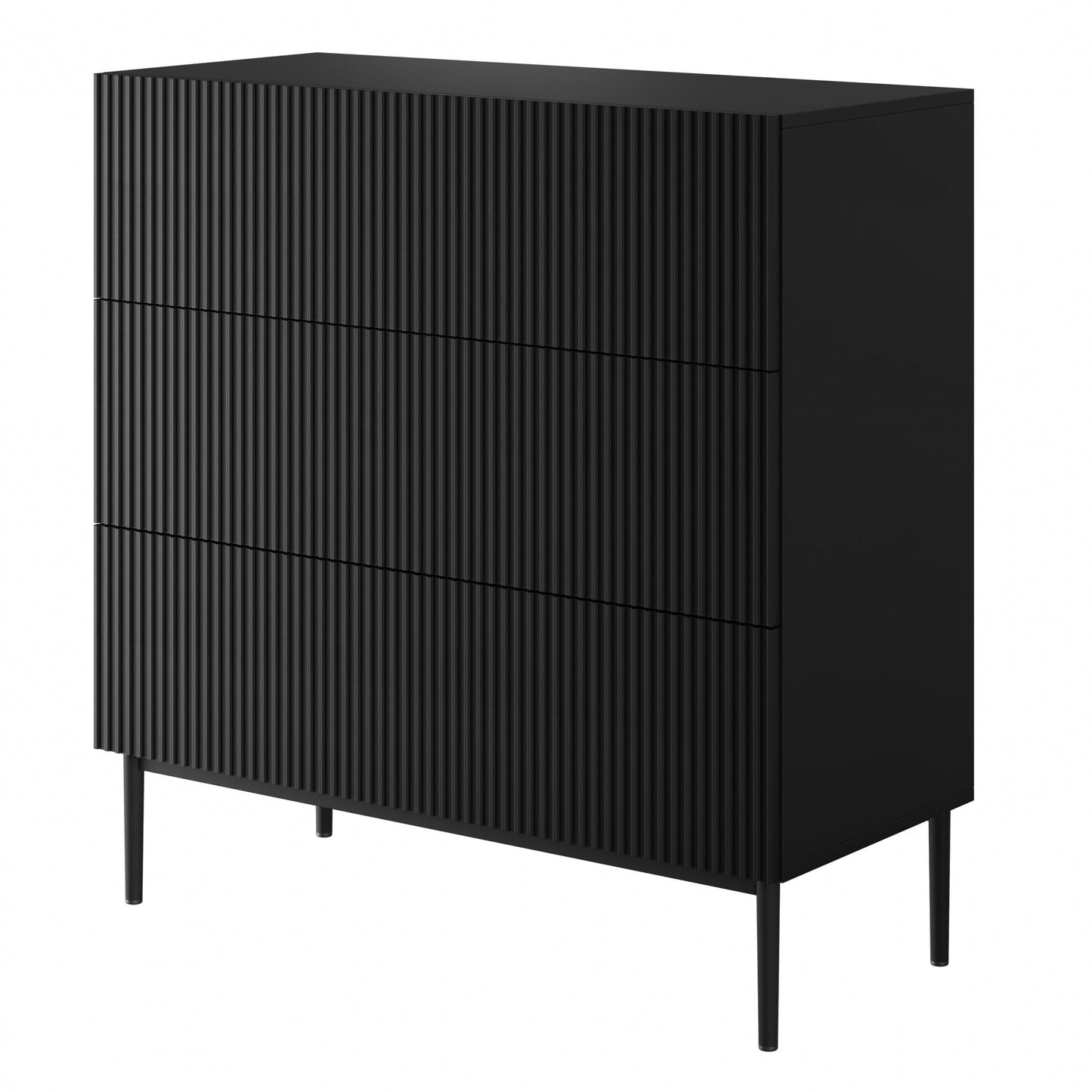 Kumode Austin 100/105/45 cm melns/melns - N1 Home