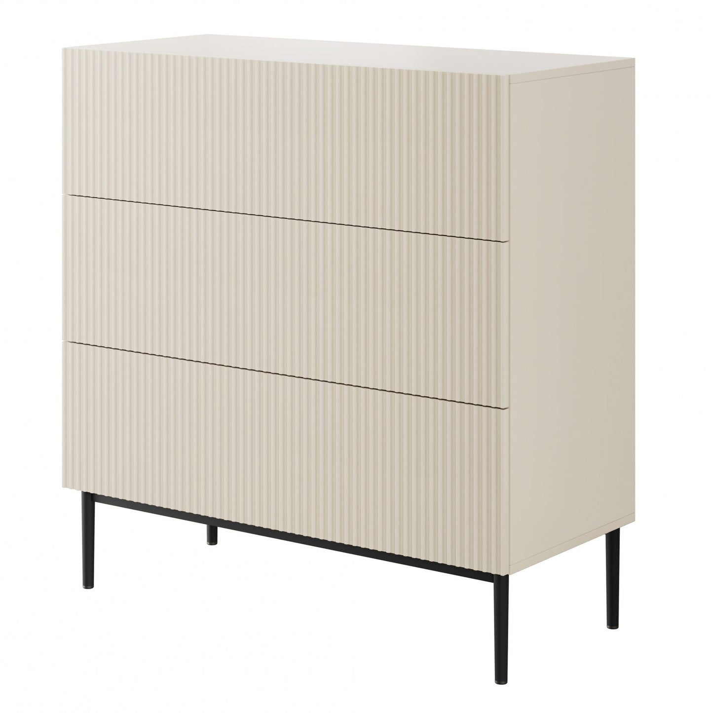 Kumode Austin 100/105/45 cm kašmirs/melns - N1 Home